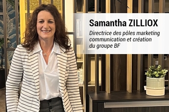 Samantha Zilliox est la nouvelle directrice des pôles marketing communication et création du groupe BF