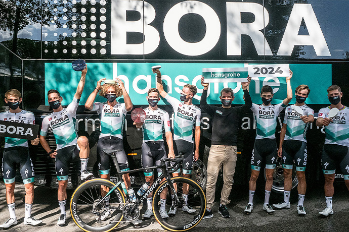 Bora reste sponsor principal de l’équipe Bora - Hansgrohe jusqu’en 2024