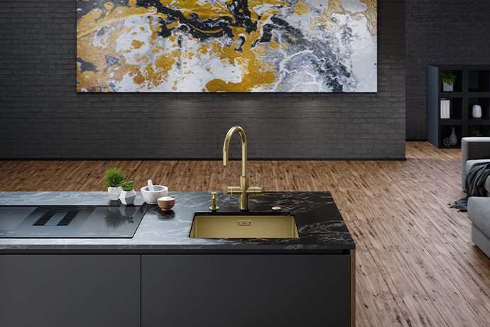 Avec le Mythos Water Hub 6-en-1, Franke propose l’eau bouillante instantanée