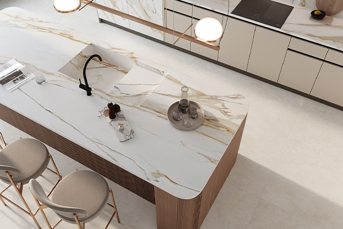 Venux transforme la pierre frittée en luxe accessible