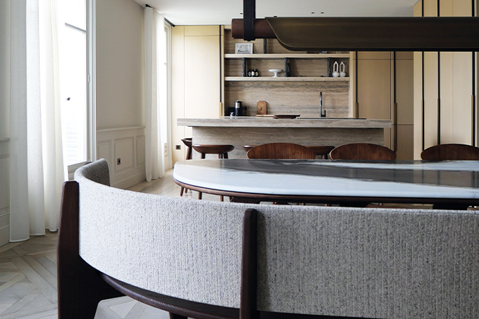 LeLAD met la cuisine au centre de l’appartement