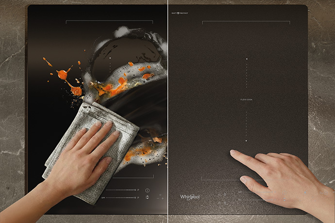 MattProtect, la nouvelle table à induction de Whirlpool