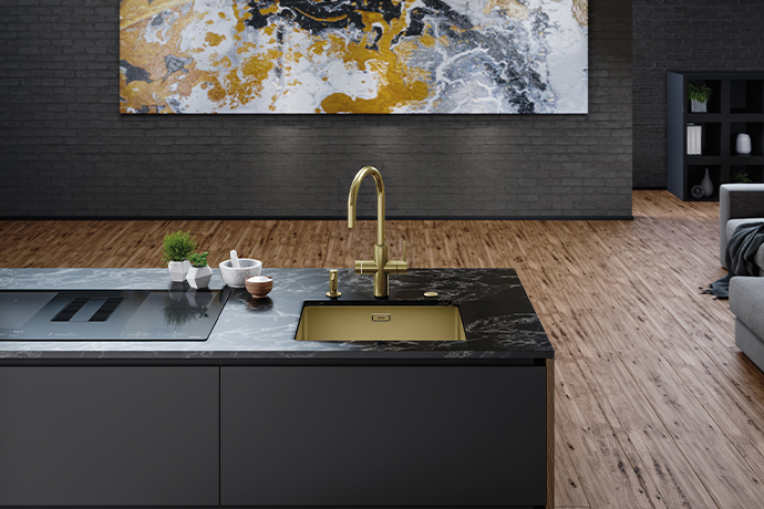 Franke sublime son Mythos Water Hub de nouvelles couleurs signature