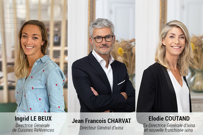 Le groupe FBD nomme Ingrid Le Beux DG de Cuisines Références et Jean-François Charvat DG d’ixina