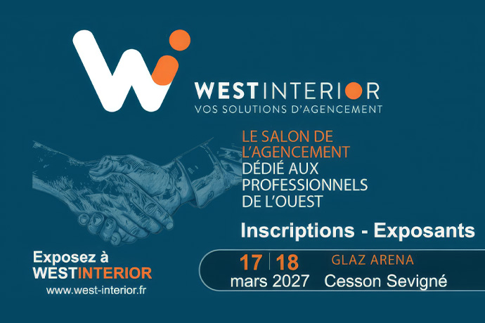 Les inscriptions sont ouvertes pour le salon West Interior 2027