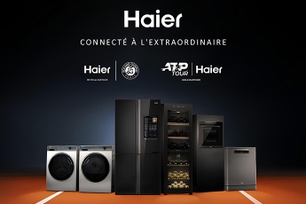 Haier renouvelle son partenariat avec l’ATP Tour et Roland-Garros