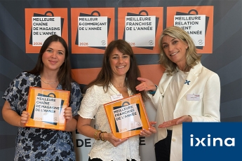ixina, Meilleure Chaîne de Magasins pour la 8e année, ouvre un nouveau magasin à Toulouse