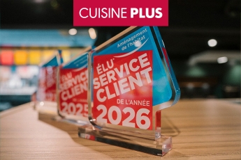 Cuisine Plus de nouveau récompensé par le prix Élu Service Client de l’Année