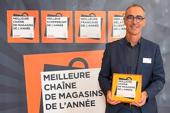 Un 3<sup>ème</sup> trophée meilleure chaîne de magasins de l’année pour Mobalpa