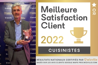 Cuisines Références distingué par les Prix de la Meilleure Satisfaction Client Retail 2022 
