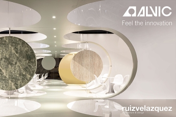 Le stand Alvic, signé Héctor Ruiz Velázquez, primé à Interzum Allemagne