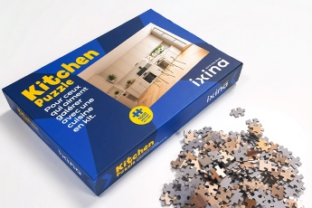 ixina et son puzzle de 1 000 pièces : un clin d’œil taquin au spécialiste de cuisine en kit