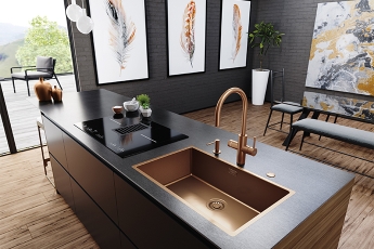 Franke sublime son Mythos Water Hub de nouvelles couleurs  signature