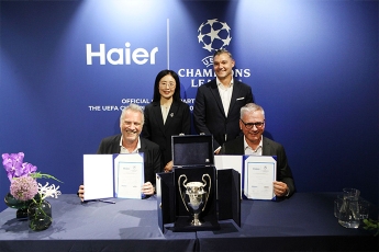 Haier signe un partenariat avec l’UEFA Champions League à partir de 2027