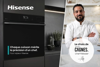 Hisense s’associe au chef pâtissier Jeffrey Cagnes